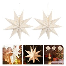  2 Pcs Star Lanterns Paper