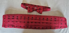 Vintage Unbranded Red Bow Tie