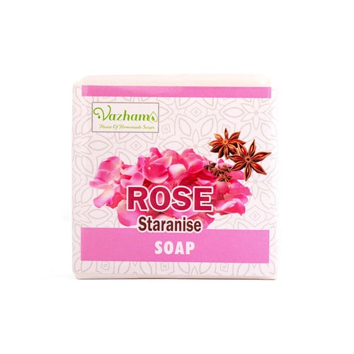 Vazham rose staranise soap - rose,