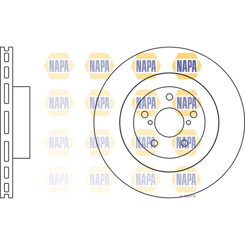 Brake discs vented for - 2x,