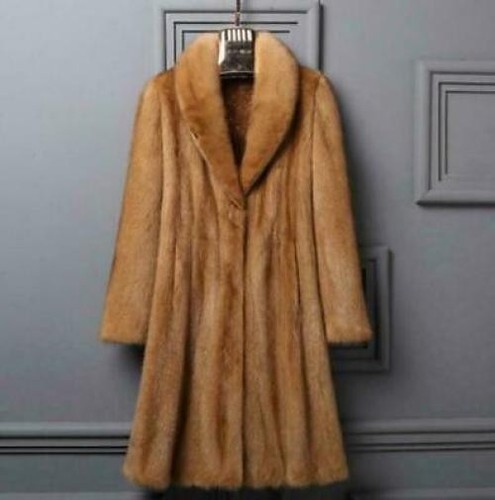 Real mink fur long - real, thick