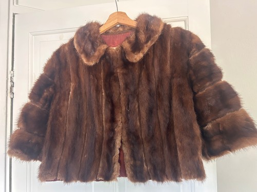 Vintage prager london mink - m.,