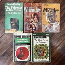 5 x Dennis Wheatley - Arrow Books Vintage Paperbacks Bundle