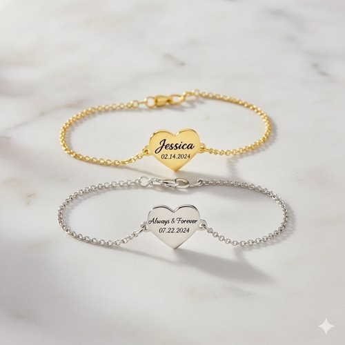 Custom beautiful heart charm - beautiful,