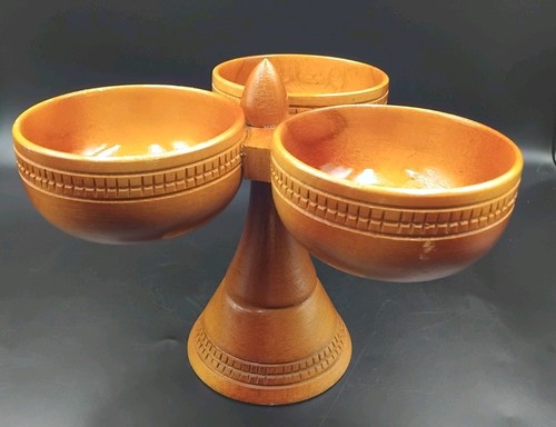 Vintage wooden bowl serving - vintage,