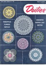CROCHET PATTERN  COPY Star doily 10 Doilies all in one pattern 1953 12