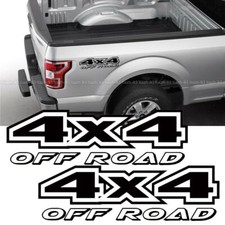 Black Car Sticker 4X4 Off Road