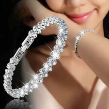 Sparkly Crystal Rhinestone Diamante Wrap Bracelet Women Wedding Jewelry Gift