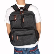 Men Vintage Canvas Backpack