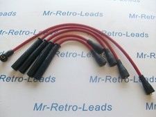 RED 8MM PERFORMANCE IGNITION LEADS FOR THE VOLVO AMAZON P1800S MODELS COIL 43.5"