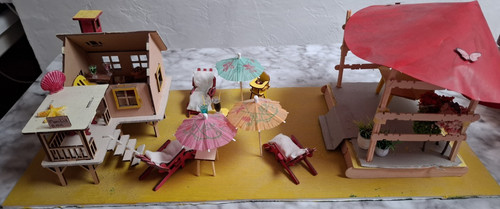 Scale wooden doll s - 1:12, doll’s