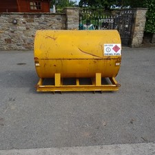 £750+Vat 500L STATIC FUEL BOWSER DIESEL FUEL Tank Tractor Digger Dumper
