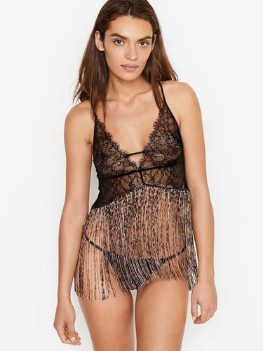 Victoria secret lace fringe - victoria's,