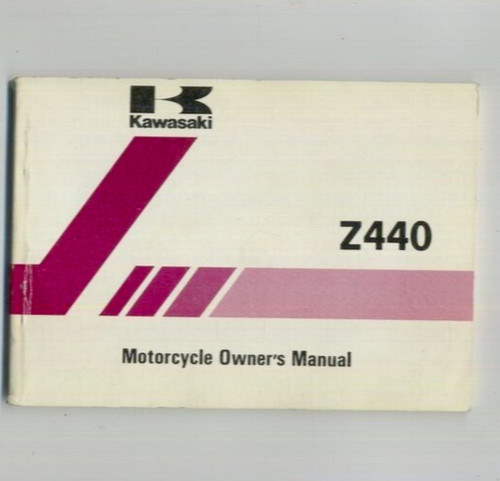 Kawasaki owners manual z440 - kawasaki,