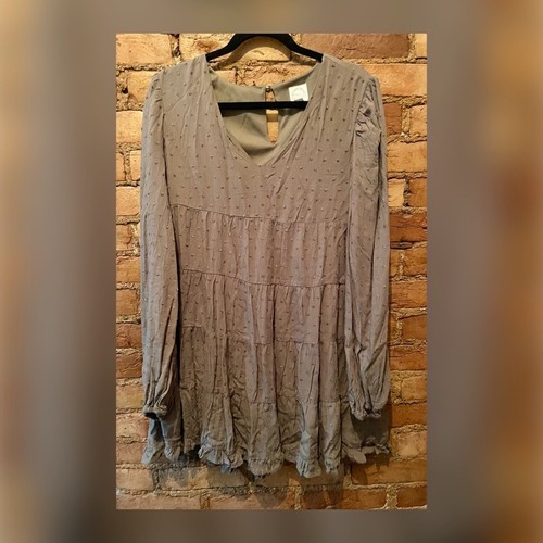 Blue rain boho peasant - blue,