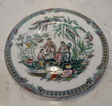 J.B. Pekin Oriental Design B&H 9.25” Antique Rose Medallion Plate