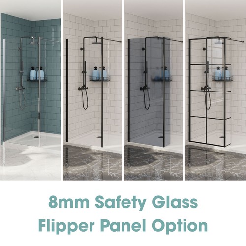 Walk shower enclosure wet - enclosure,