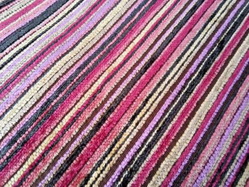 Metres striped chenille - 7,