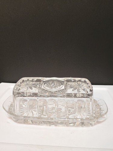 Glass butter dish lid - butter,