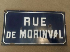 Vintage French Enamel Street