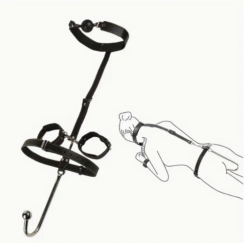 Anal hook and - anal, handcuffs