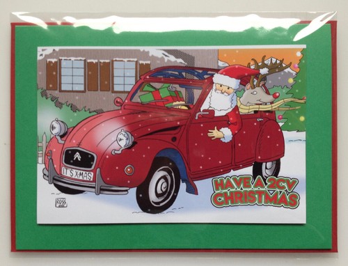New 2cv christmas card - new!, •