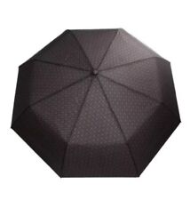 NEW GENUINE HUGO BOSS DESIGNER MONOGRAMME Pocket SUN SHADE UMBRELLA in BLACK