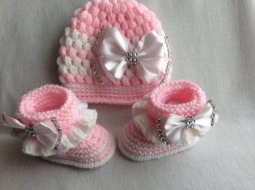 New hand knitted romany bling - hand,