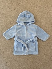 MY FIRST YEARS Little Brother Dressing Gown - Boys 0-6 Months - Great Condition