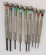 Anchor Watchmakers Screwdrivers Set of 9 Slot & Philips Watch Repairs Tools
