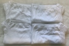 4 Pairs Ladies White Cotton
