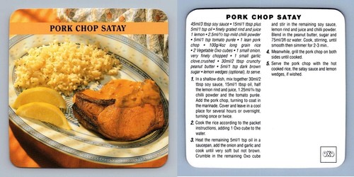 Pork chop satay cooking - cooking, for