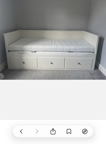 White wood ikea hemnes - white, daybed