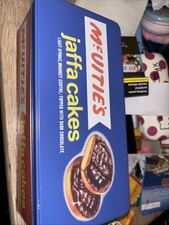 Vintage 1970s Mad Jaffa Cake Eater Jaffa Cake Tin excellent combination