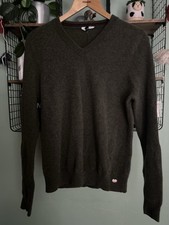 Le Chameau Size Medium Asthall Lambswool Jumper Green