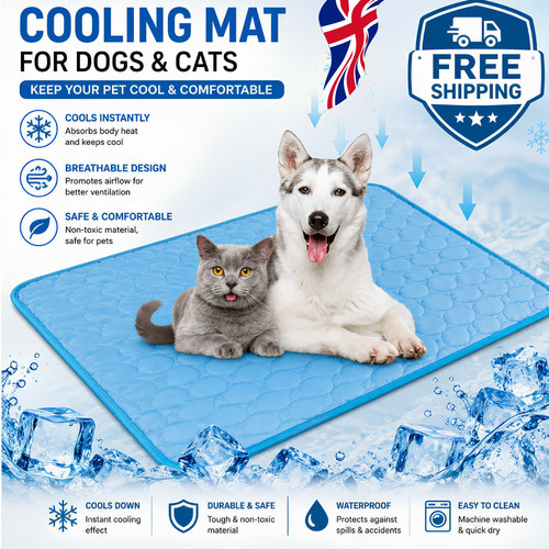 Pet cooling mat for dogs - cooling, cats