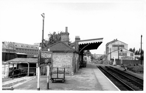1964 fakenham east train - fakenham,