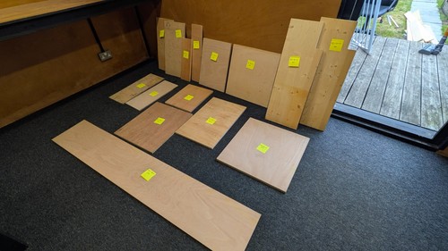 Hardwood plywood offcuts stud - hardwood,