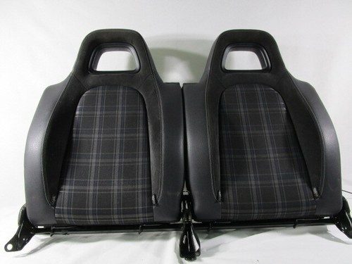 Rear seat backrest leather - rear,