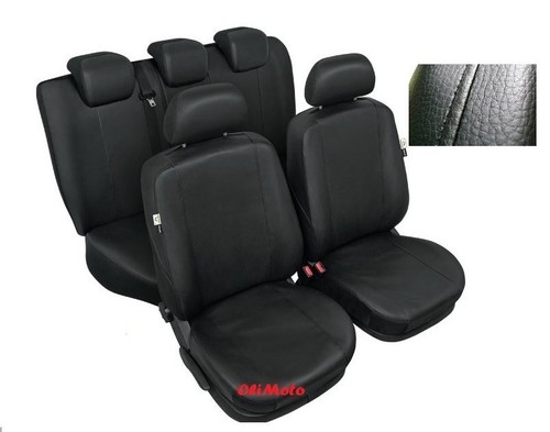 Black eco leather - black, full