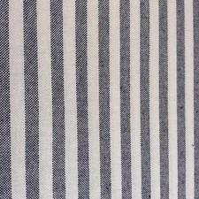 Cambridge Ticking Stripe  Fabric Charcoal Grey 280cm Wide Curtain Blind Material