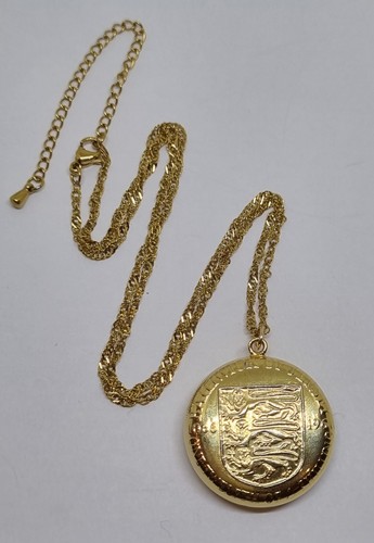 Gold plated coin - gold,