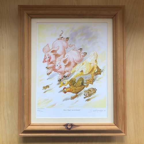 Framed whos piggin - whos,