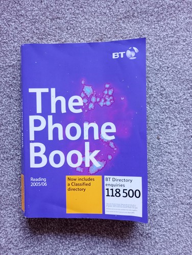 The phone book reading - phone,