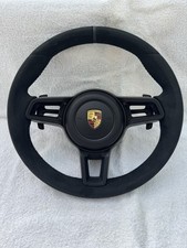 Porsche 911 GT3 Wheel PDK, Stealth Black, With Black Alcantara, Complete Assy