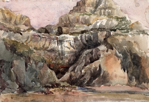 Antique watercolour painting - watercolour,