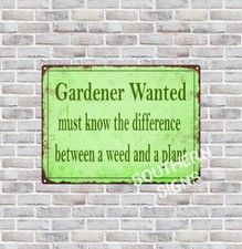 Gardener Wanted Weed Plant