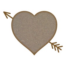 Love Heart MDF Laser Cut Craft