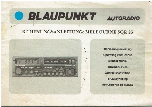 Blaupunkt melbourne sqm26 - blaupunkt, car