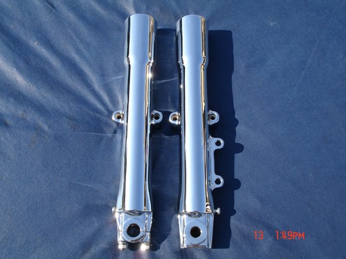 Chrome harley fork - chrome, legs